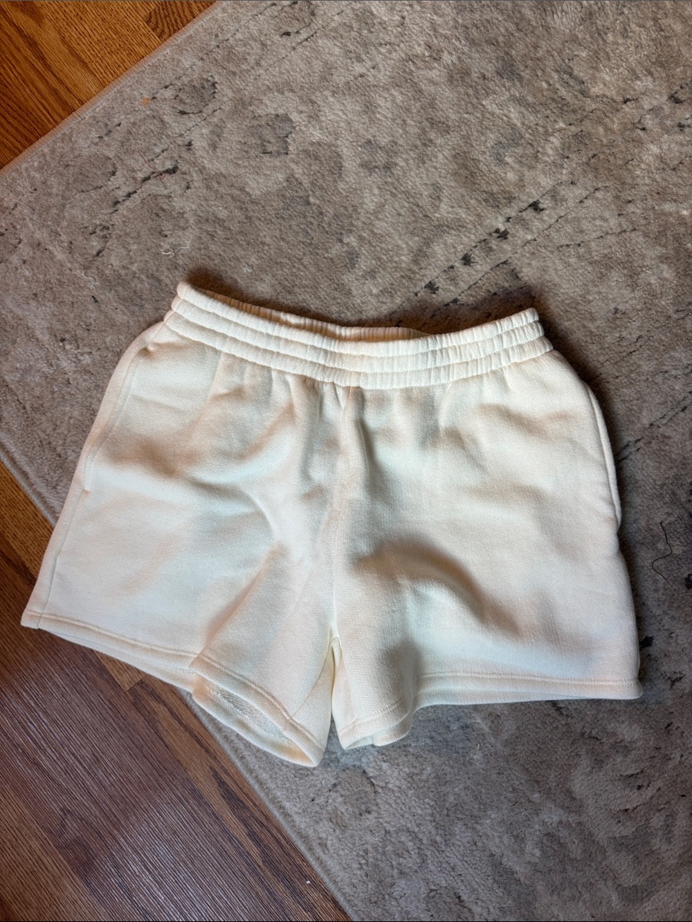J Crew white terry shorts